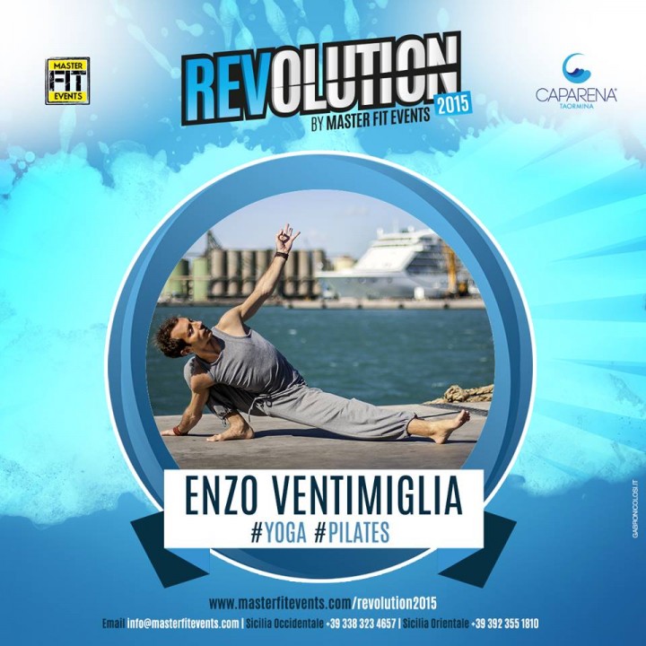 Prenota le tue lezioni di yoga e pilates all''evento Revolution di Taormina