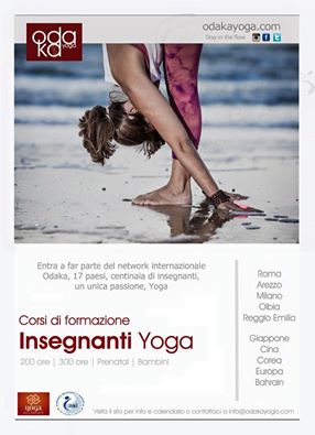 Yo docente entrenando Odaka Yoga en Italia