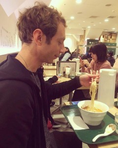 An intensive course in using chopsticks for my yoga tour in Japan