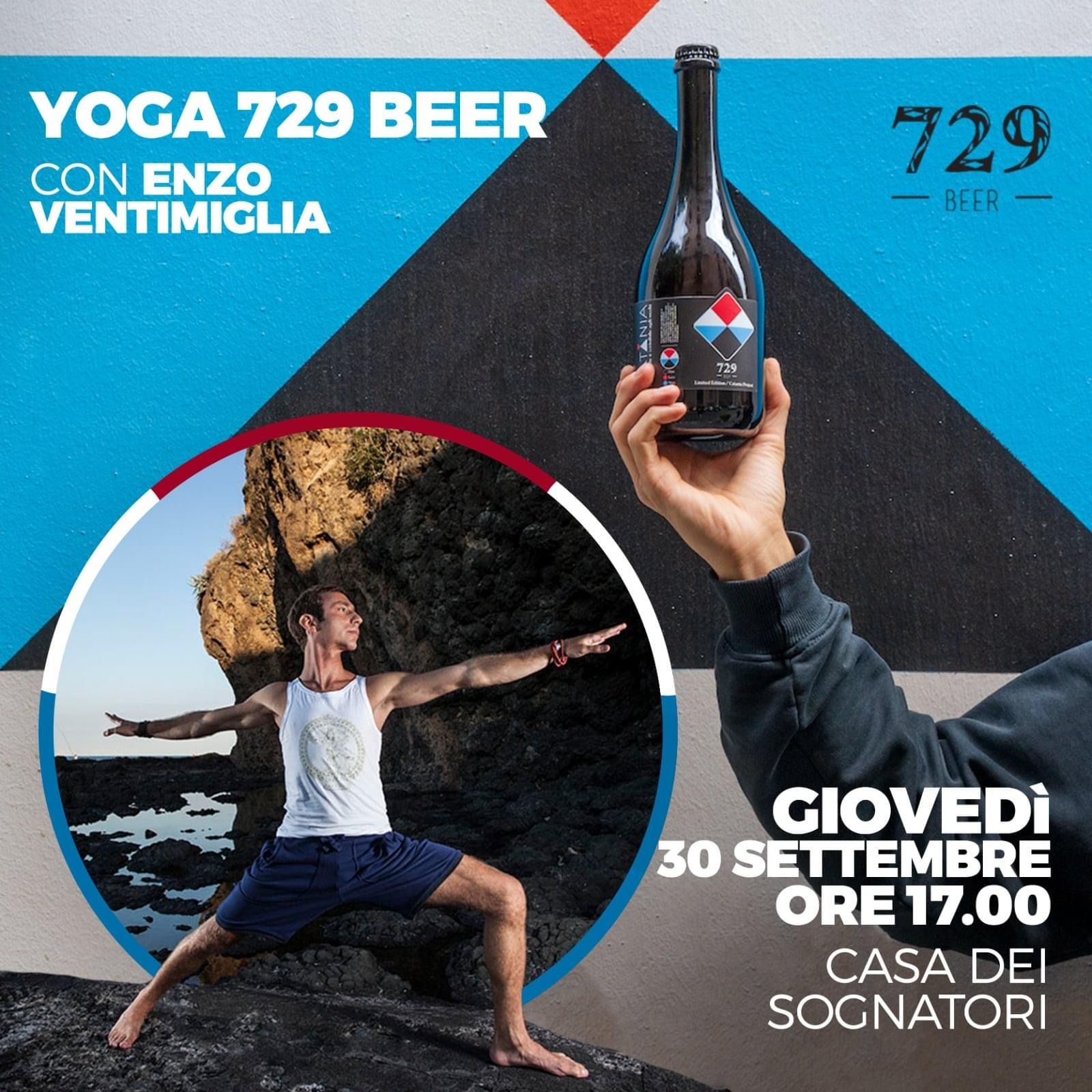 Yoga beer con Enzo Ventimiglia